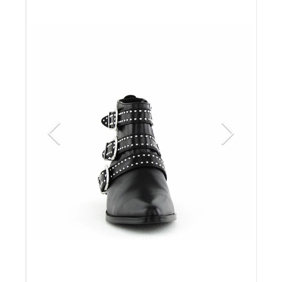 AQUA Black Studded Boots - Picture 8 of 8